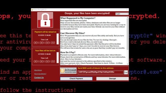 Ransomware Wannacry 2017 Multicomputos